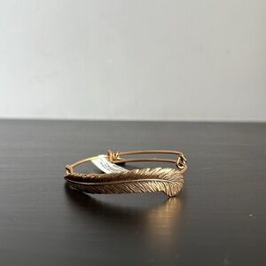 Alex and Ani Plume Feather Bangle Bracelet